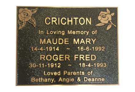 Ashes plaque