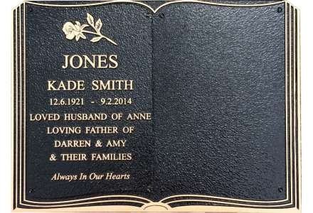 Book plaque