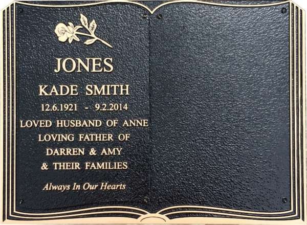 Book plaque