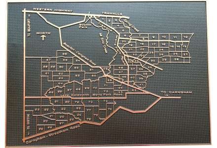 Map plaque