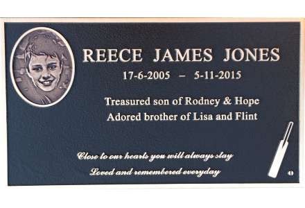 Standard memorial plaque