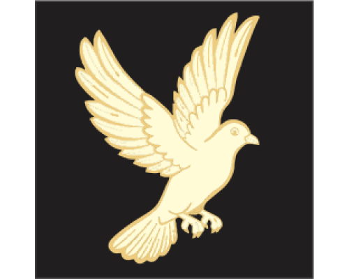 Coloured Motif - Dove