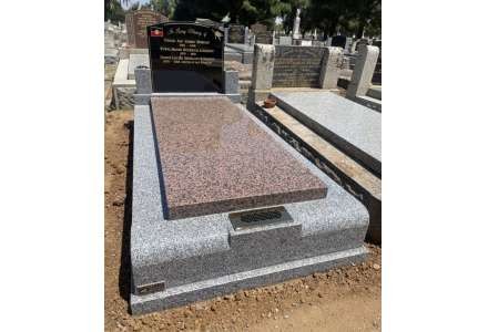 ATKINSON-Echuca-balmoral ledger curve top headstone